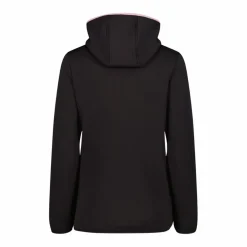 Giacca in pelliccetta Stretch Performance da donna con cappuccio