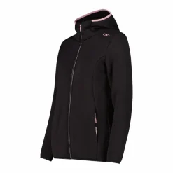 Giacca in pelliccetta Stretch Performance da donna con cappuccio