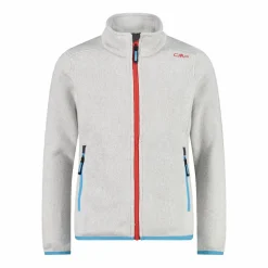 Giacca in pile da bambina in knit-tech