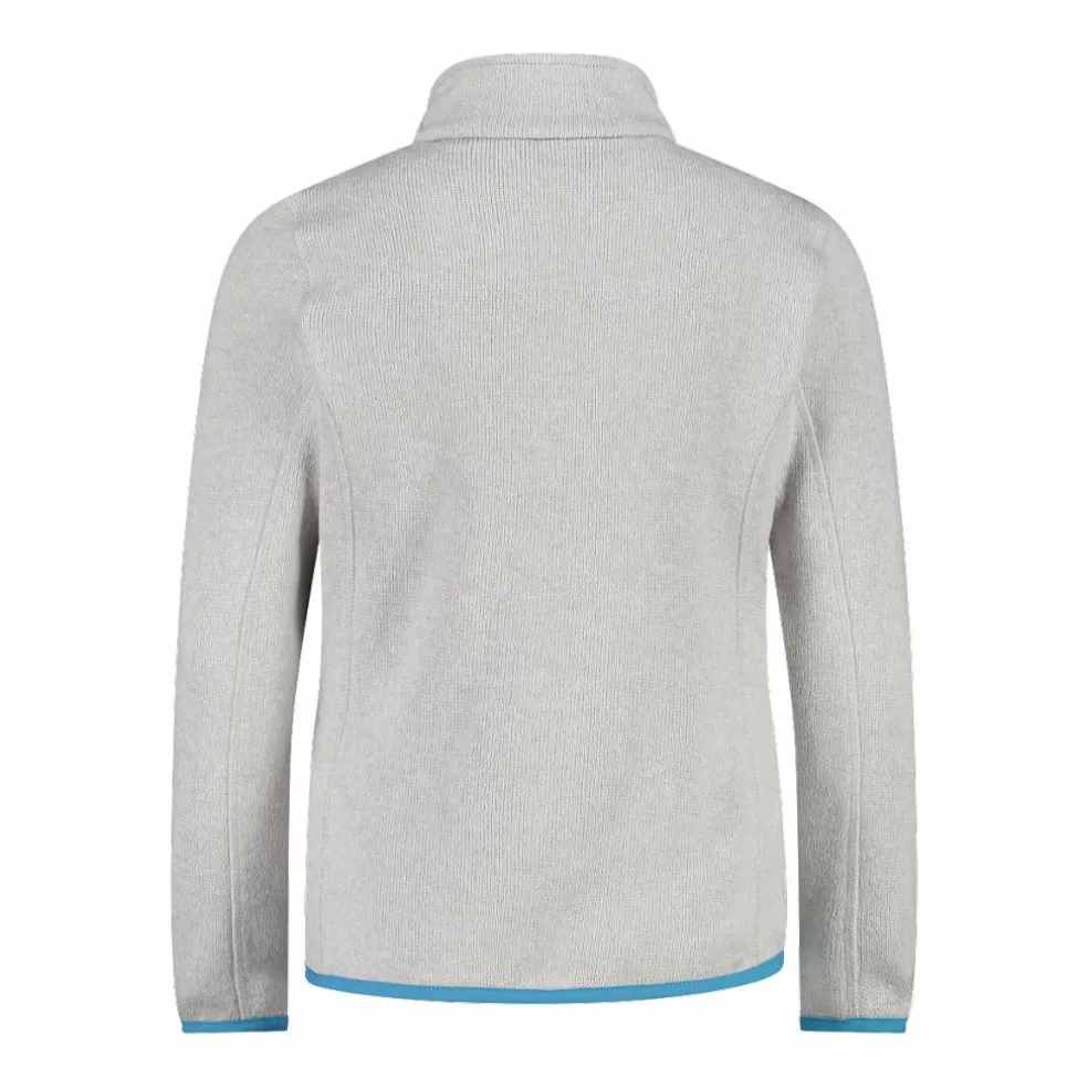 Giacca in pile da bambina in knit-tech