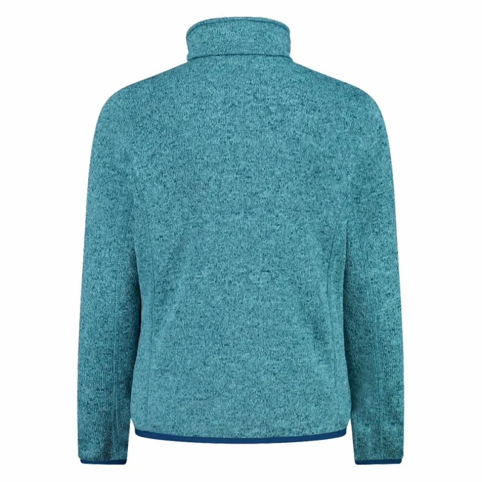 Giacca in pile da bambina in knit-tech