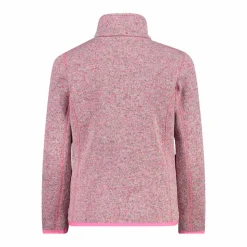 Giacca in pile da bambina in knit-tech