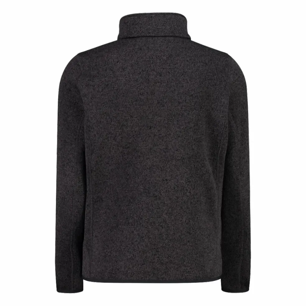 Giacca in pile da bambina in knit-tech