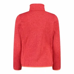 Giacca in pile da bambina in knit-tech