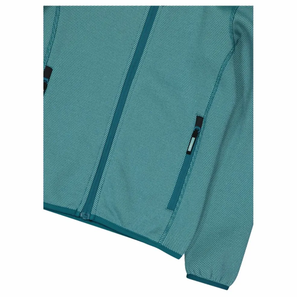 Giacca in pile da bambina in knit-tech