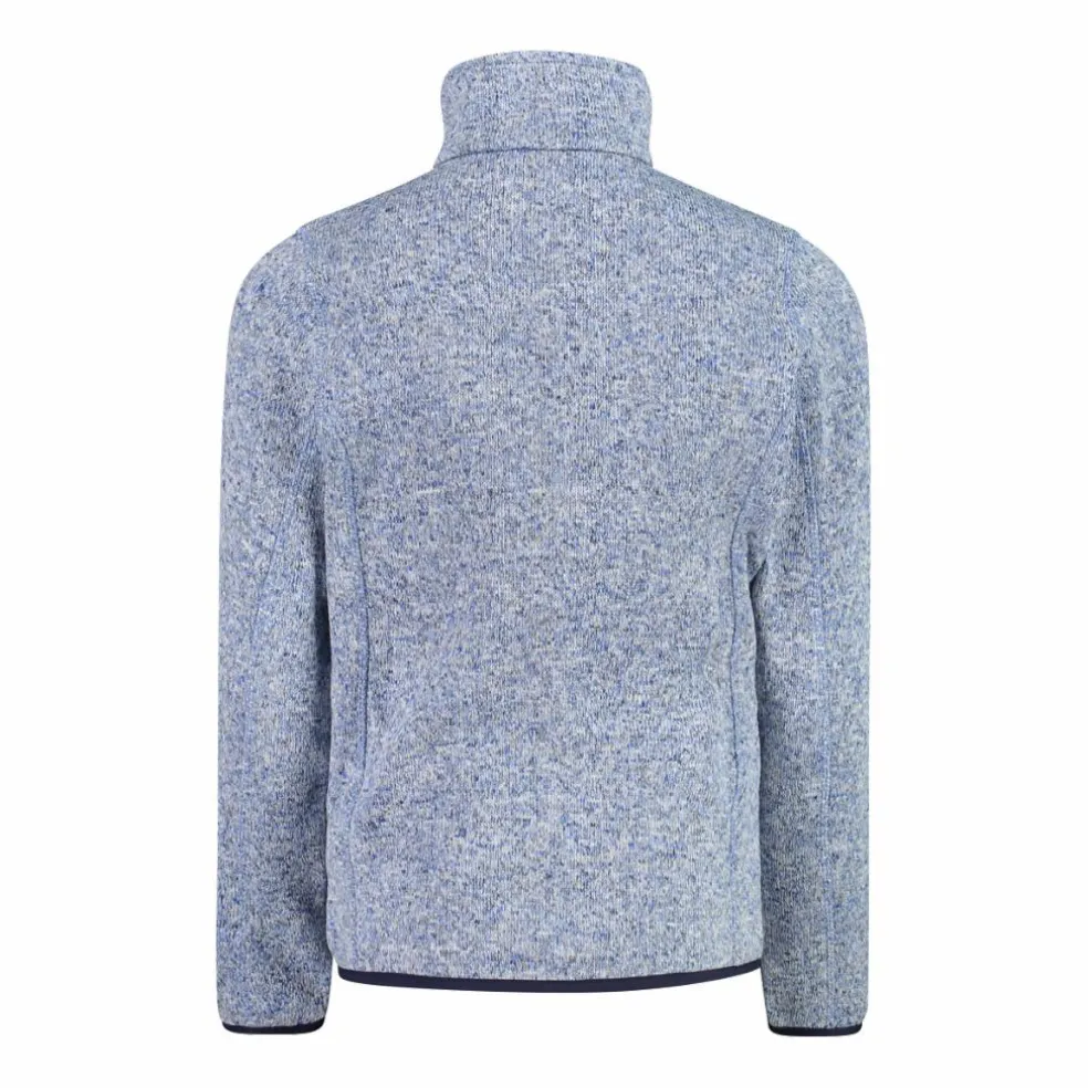 Giacca in pile da bambina in knit-tech
