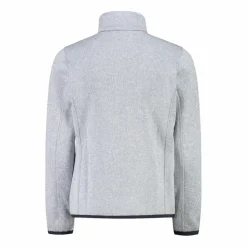 Giacca in pile da bambina in knit-tech