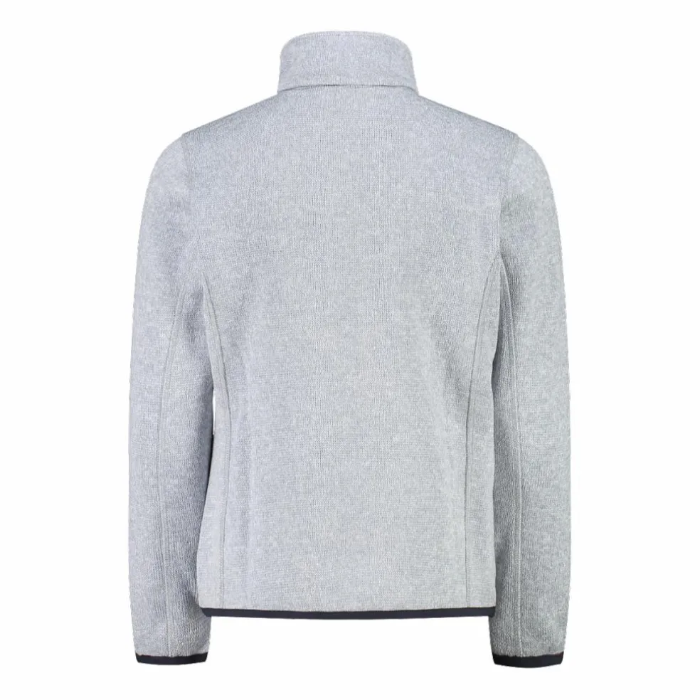 Giacca in pile da bambina in knit-tech