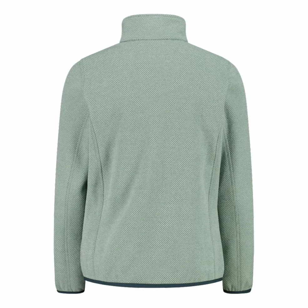 Giacca in pile da bambina in knit-tech