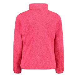 Giacca in pile da bambina in knit-tech