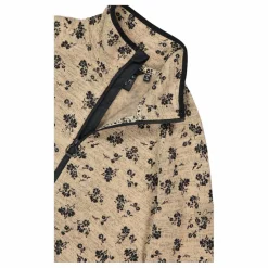 Giacca in pile da donna in knit tech stampata