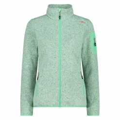 Giacca in pile da donna in Knit-Tech mèlange
