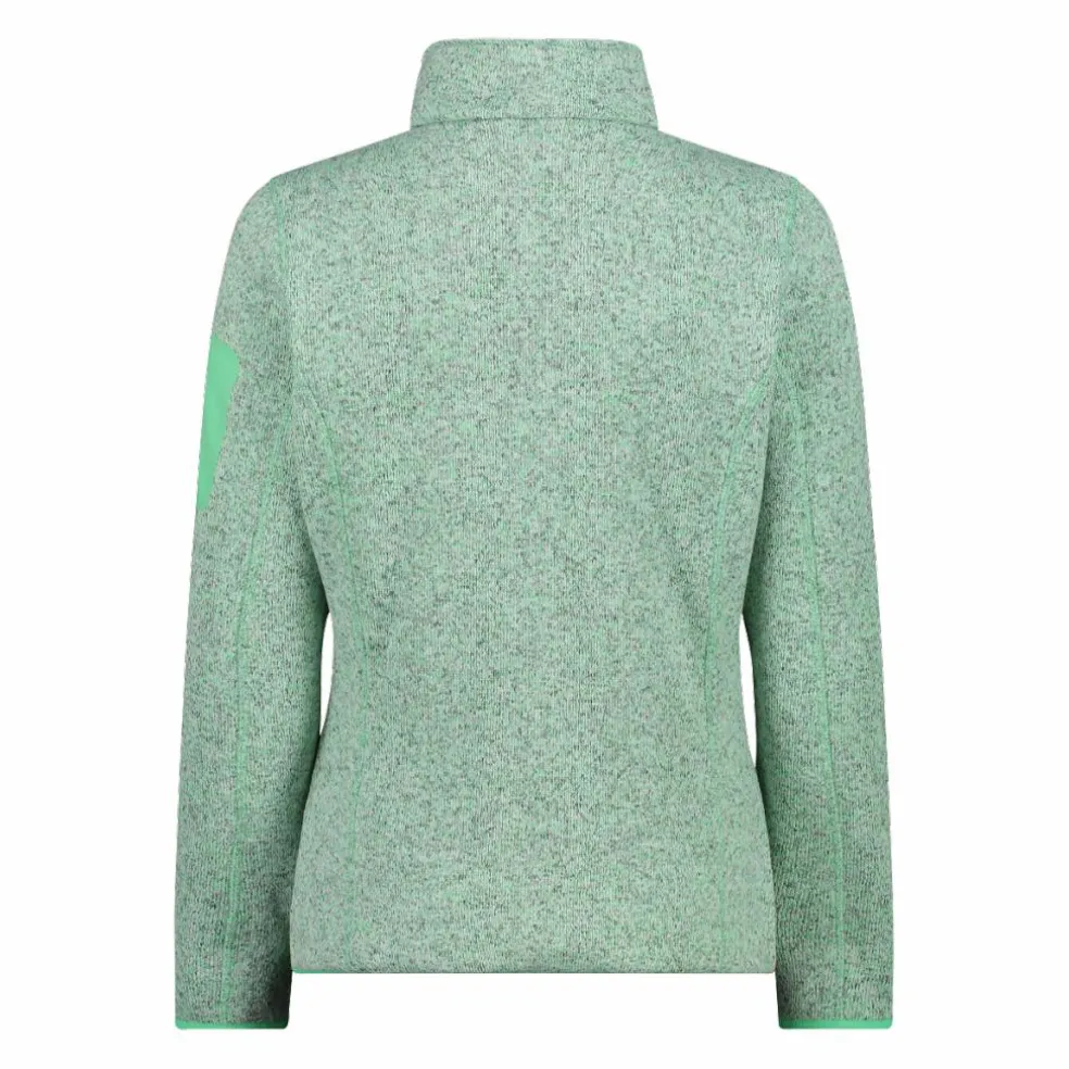 Giacca in pile da donna in Knit-Tech mèlange