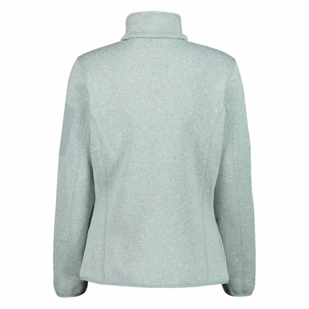 Giacca in pile da donna in Knit-Tech mèlange