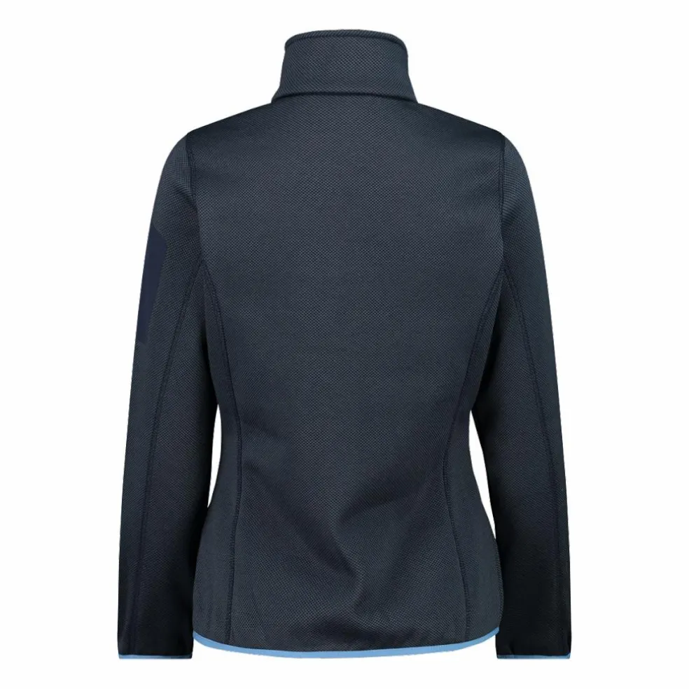 Giacca in pile da donna in Knit-Tech mèlange