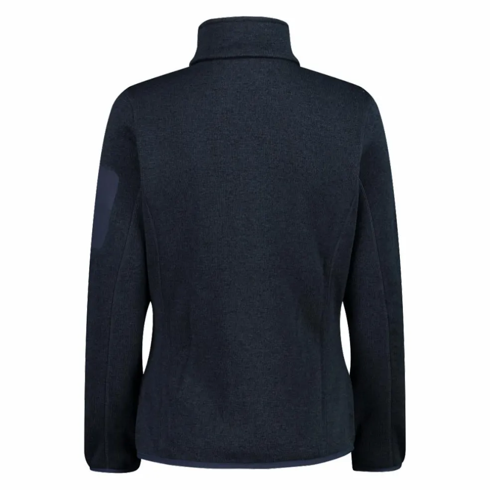 Giacca in pile da donna in Knit-Tech mèlange