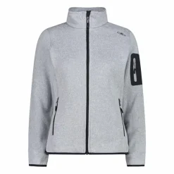 Giacca in pile da donna in Knit-Tech mèlange