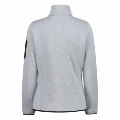 Giacca in pile da donna in Knit-Tech mèlange