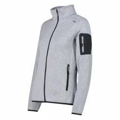 Giacca in pile da donna in Knit-Tech mèlange