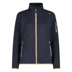 Giacca in pile da donna in Knit-Tech mèlange