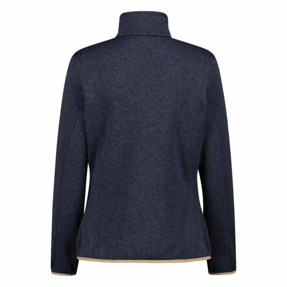 Giacca in pile da donna in Knit-Tech mèlange