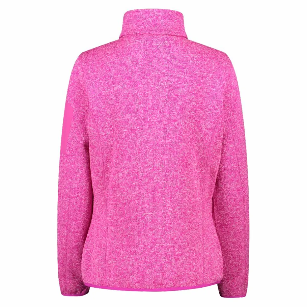 Giacca in pile da donna in Knit-Tech mèlange