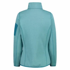 Giacca in pile da donna in Knit-Tech mèlange