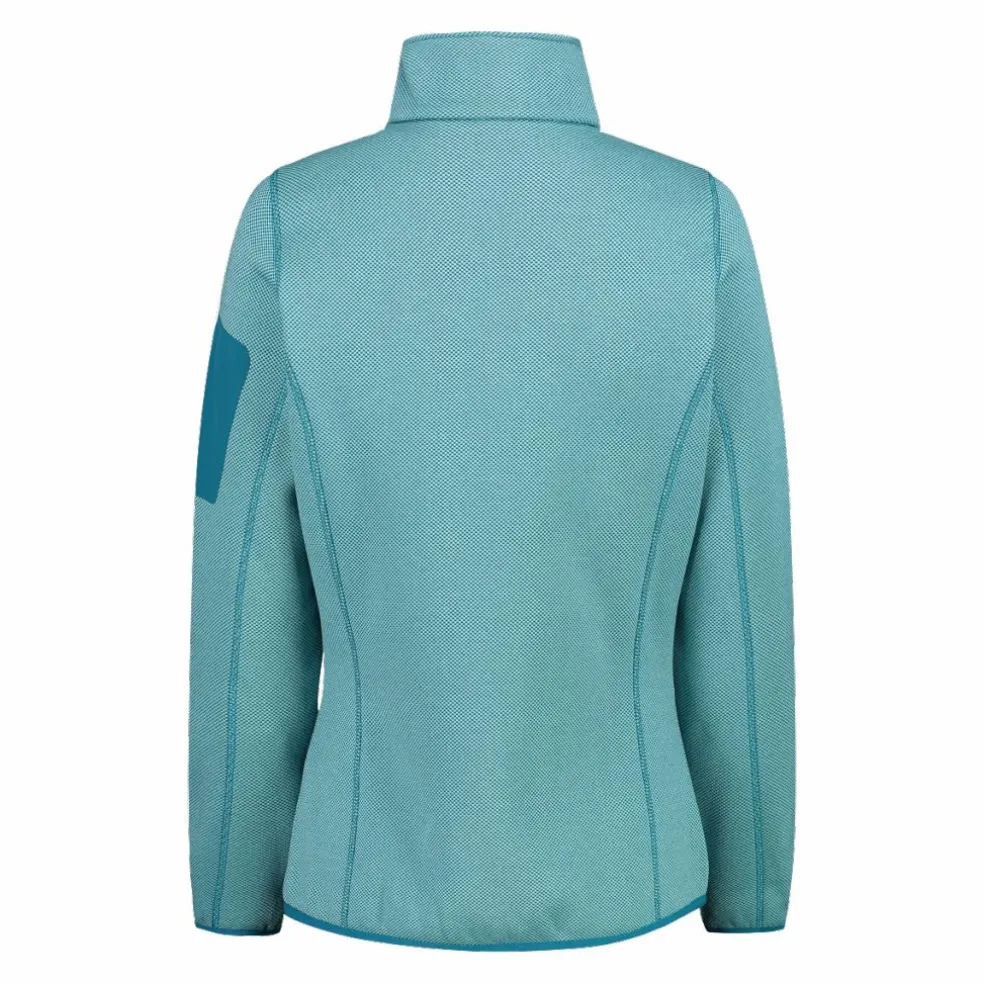 Giacca in pile da donna in Knit-Tech mèlange
