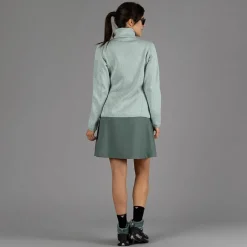 Giacca in pile da donna in Knit-Tech mèlange