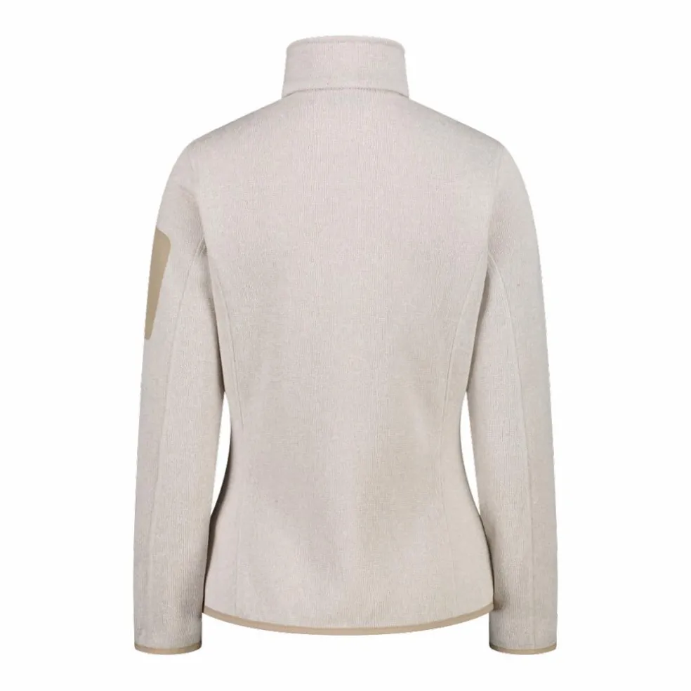 Giacca in pile da donna in Knit-Tech mèlange