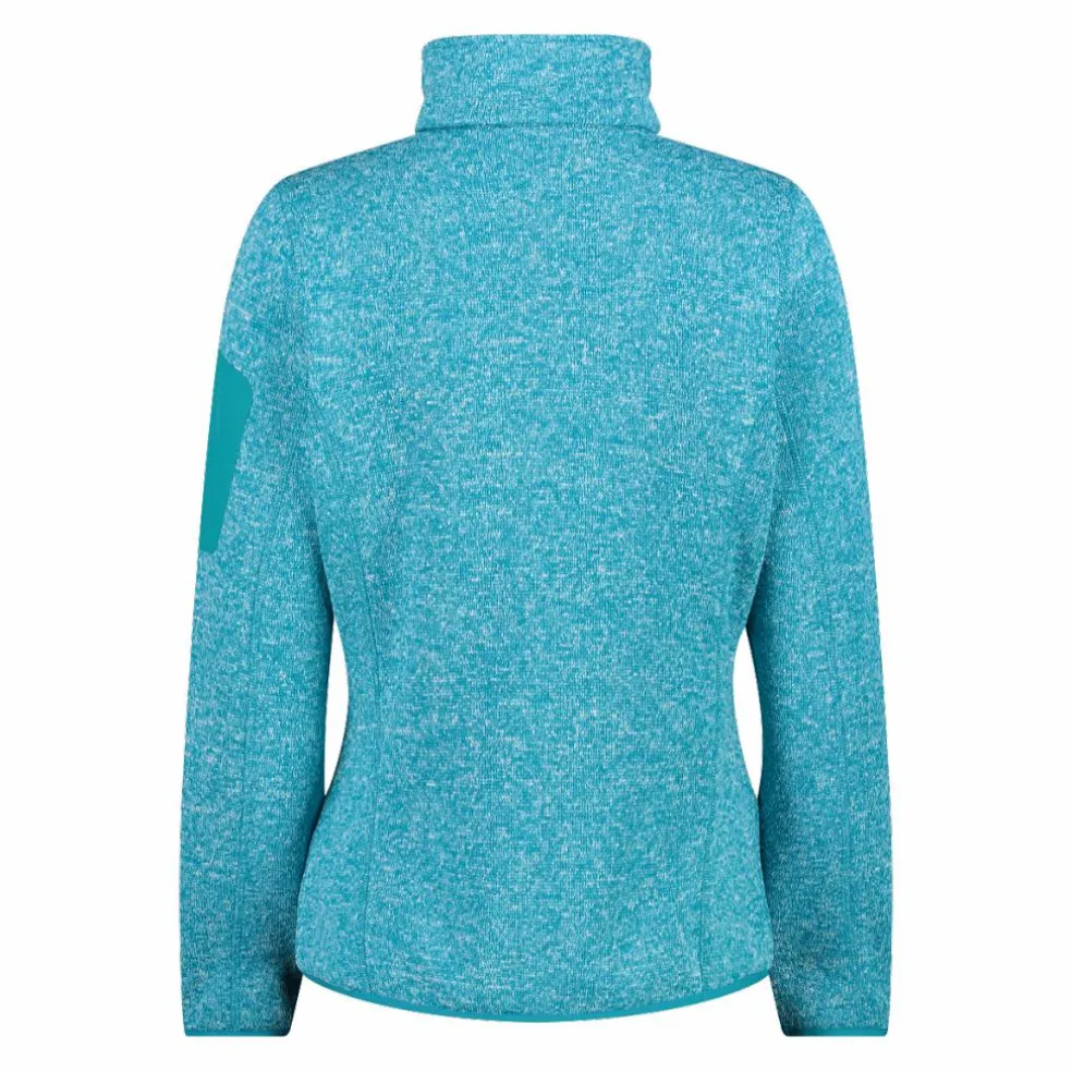 Giacca in pile da donna in Knit-Tech mèlange
