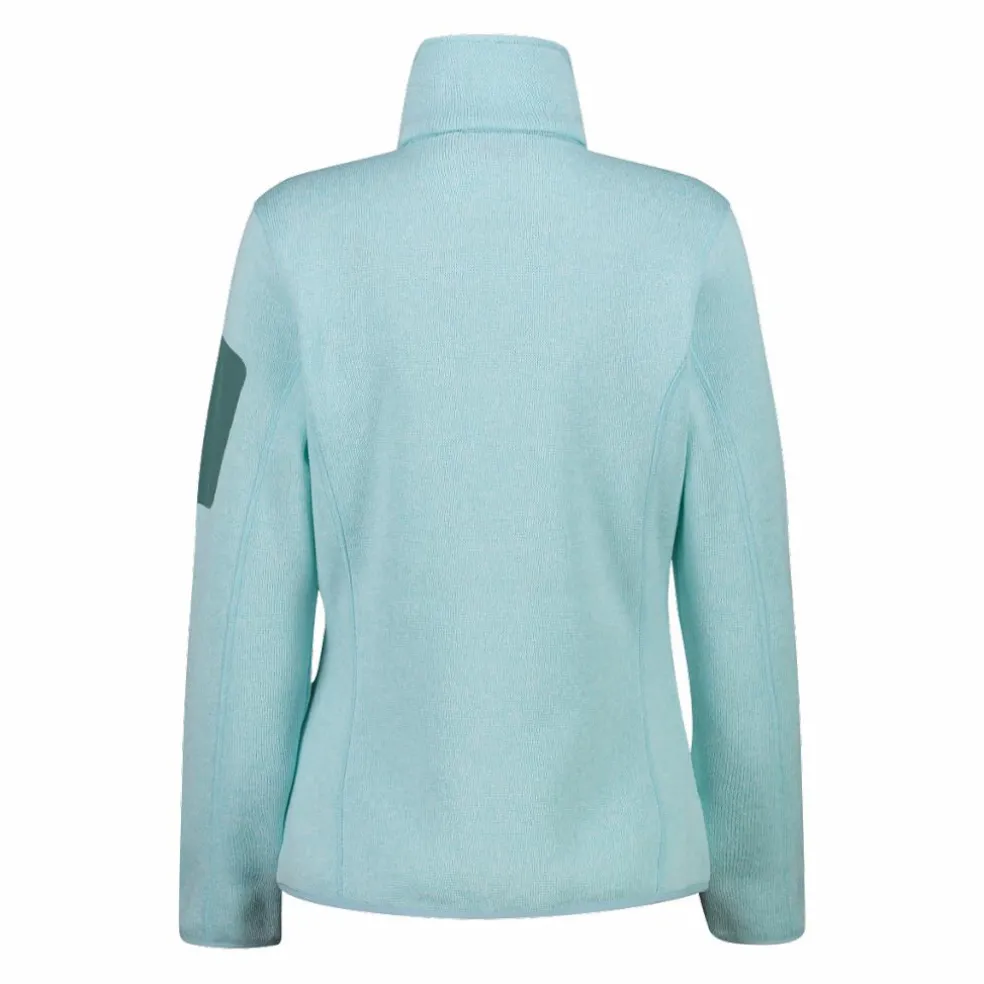 Giacca in pile da donna in Knit-Tech mèlange