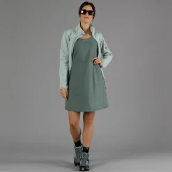 Giacca in pile da donna in Knit-Tech mèlange