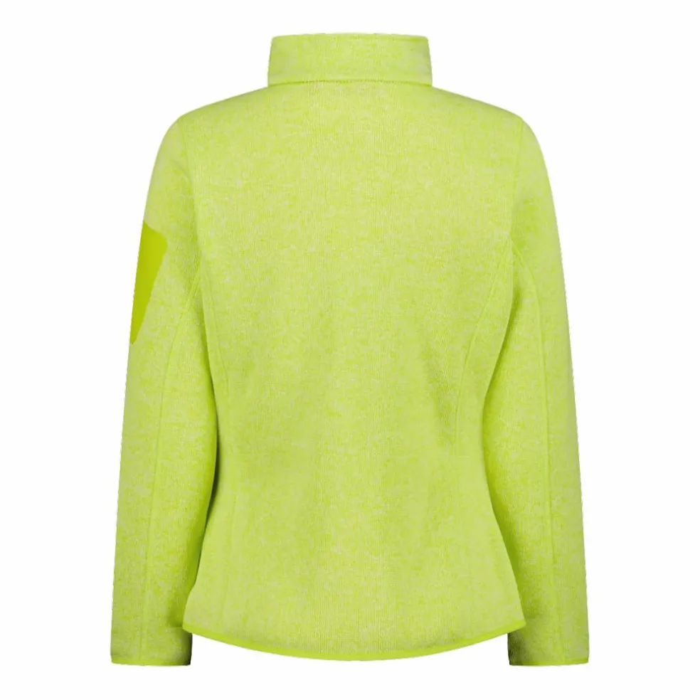 Giacca in pile da donna in Knit-Tech mèlange