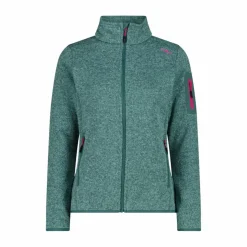 Giacca in pile da donna in Knit-Tech mèlange