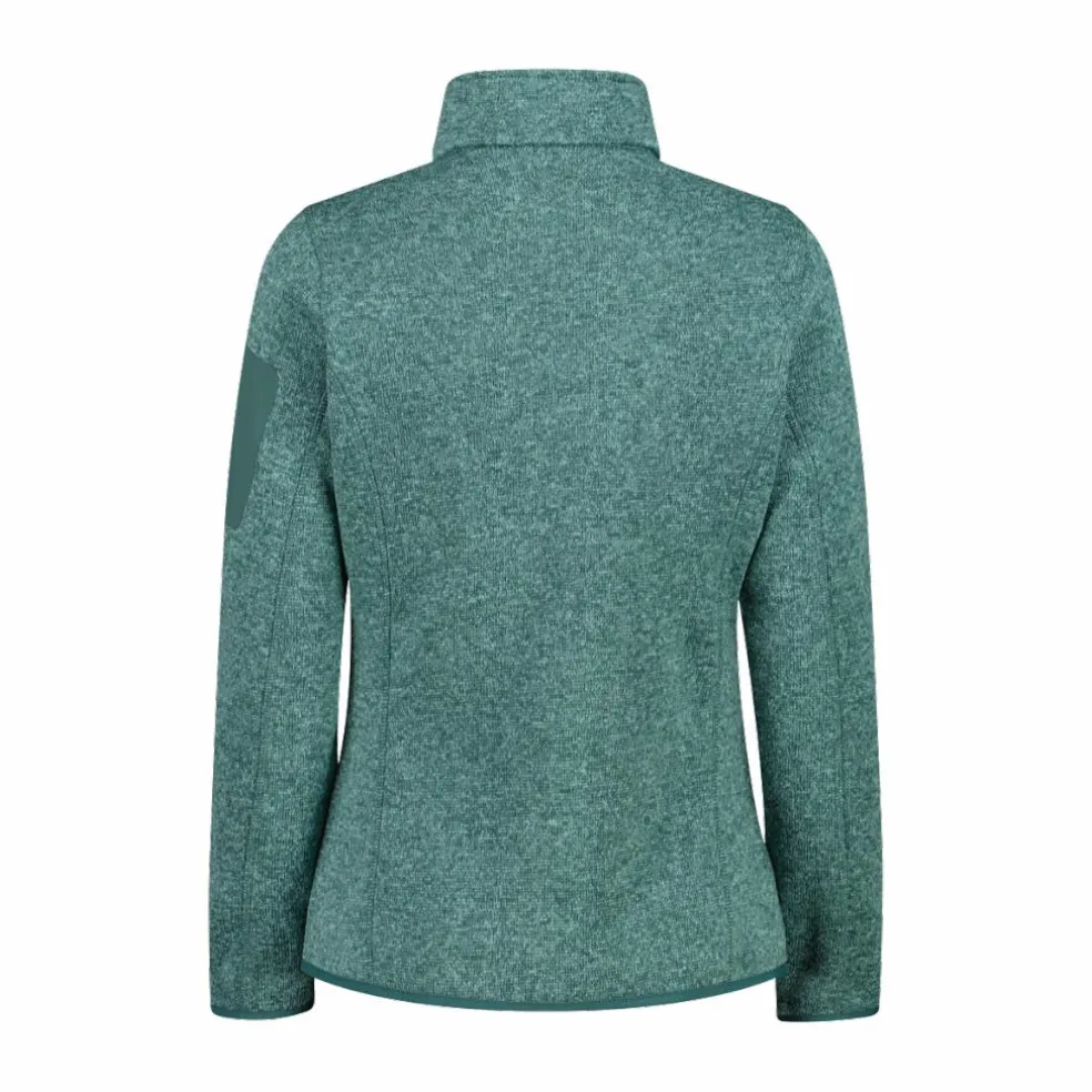 Giacca in pile da donna in Knit-Tech mèlange