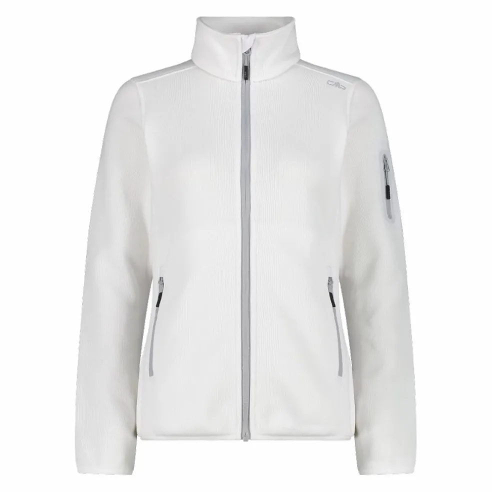 Giacca in pile da donna in Knit-Tech mèlange
