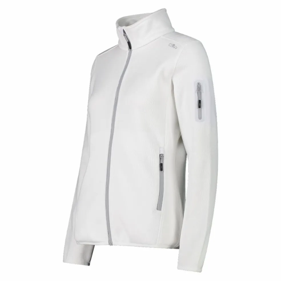 Giacca in pile da donna in Knit-Tech mèlange