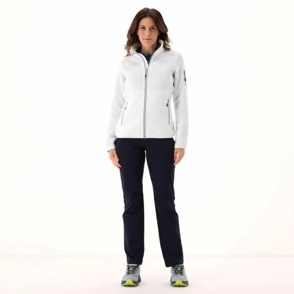 Giacca in pile da donna in Knit-Tech mèlange