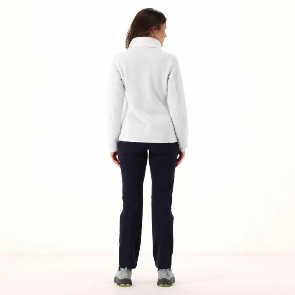 Giacca in pile da donna in Knit-Tech mèlange