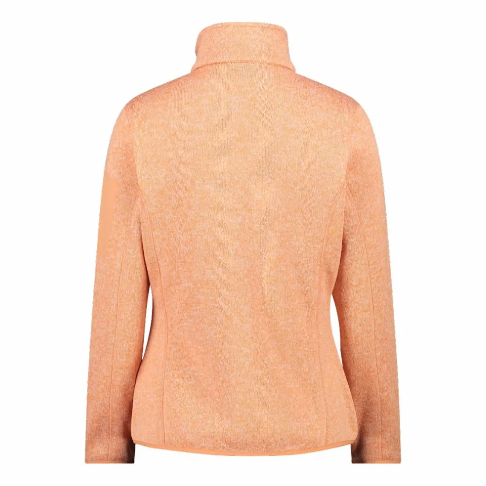 Giacca in pile da donna in Knit-Tech mèlange