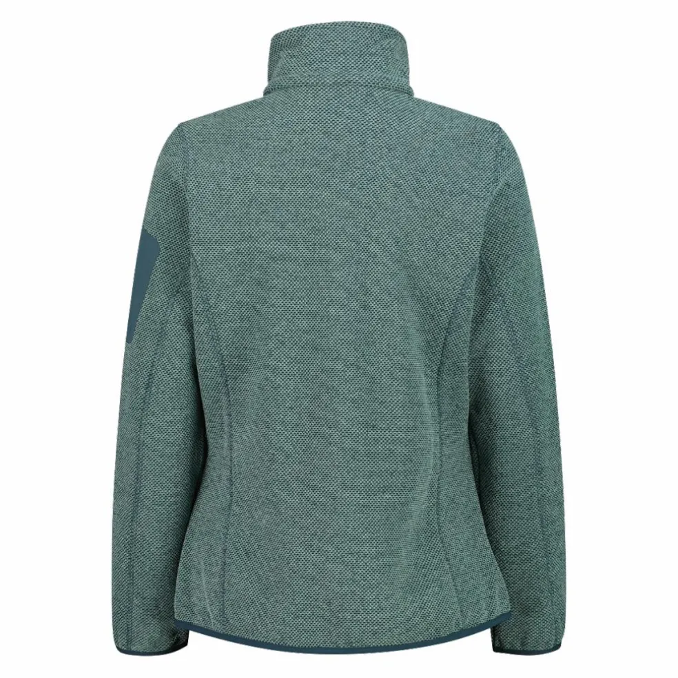Giacca in pile da donna in Knit-Tech mèlange