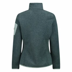 Giacca in pile da donna in Knit-Tech mèlange