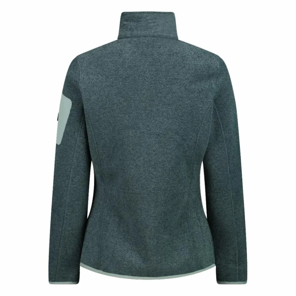 Giacca in pile da donna in Knit-Tech mèlange