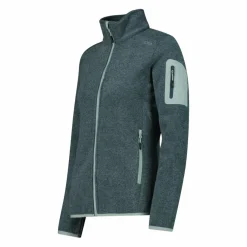 Giacca in pile da donna in Knit-Tech mèlange