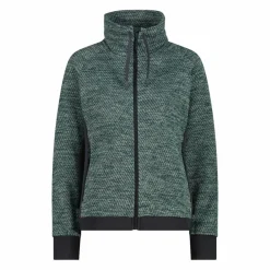 Giacca in pile da donna in knit tech