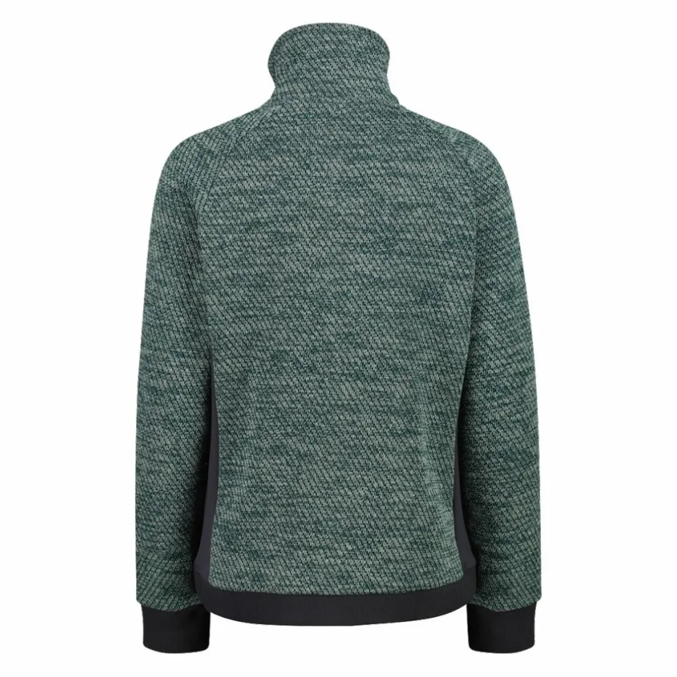 Giacca in pile da donna in knit tech