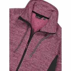 Giacca in pile da donna in knit tech