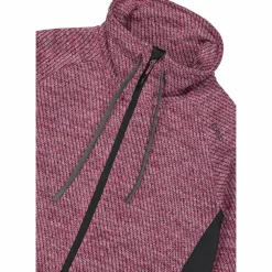 Giacca in pile da donna in knit tech