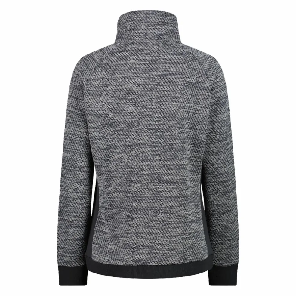 Giacca in pile da donna in knit tech